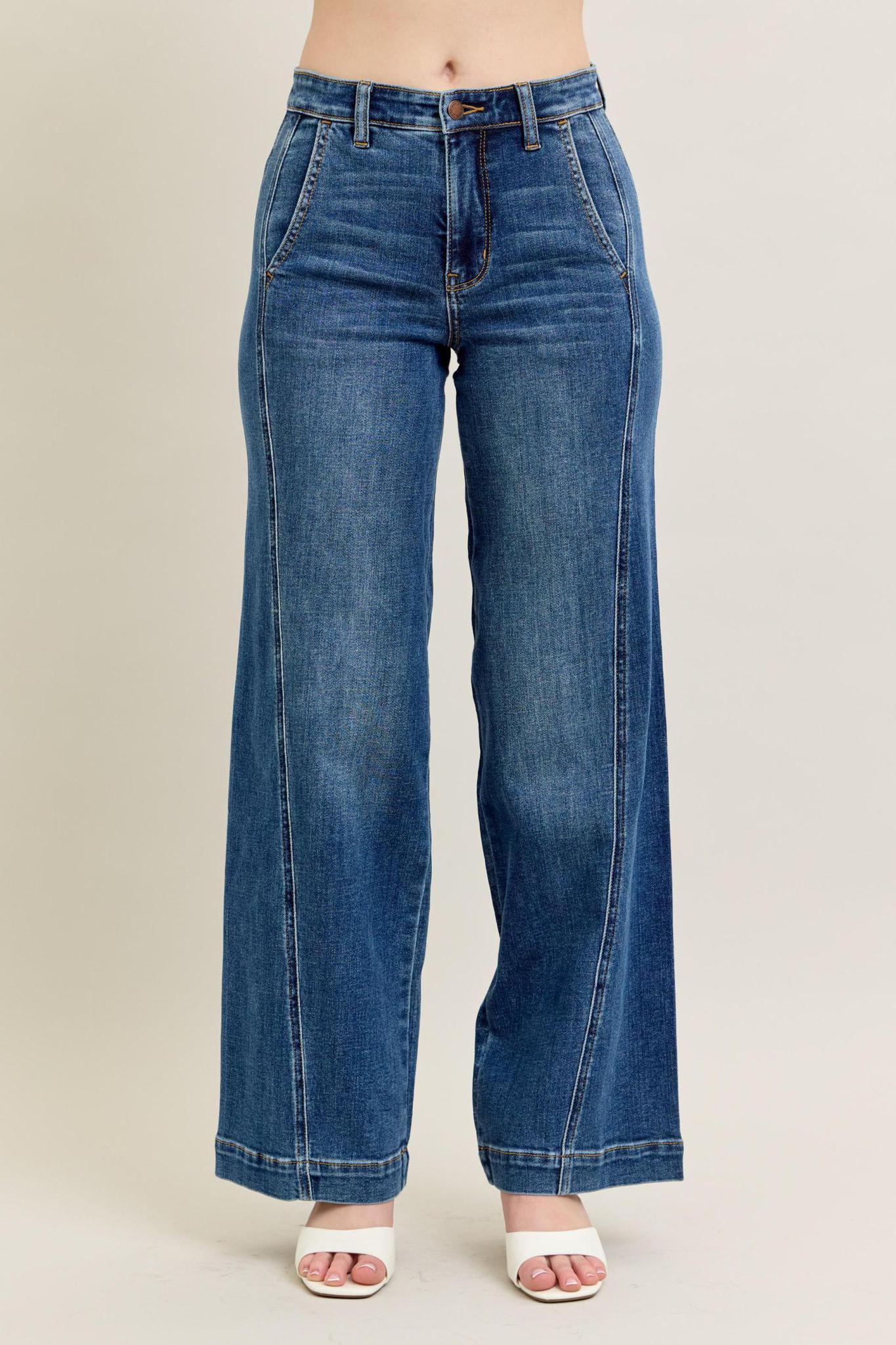 Judy Blue HW Trouser Wide Leg