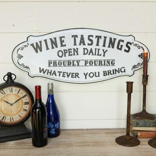 Wine Tasting Sign