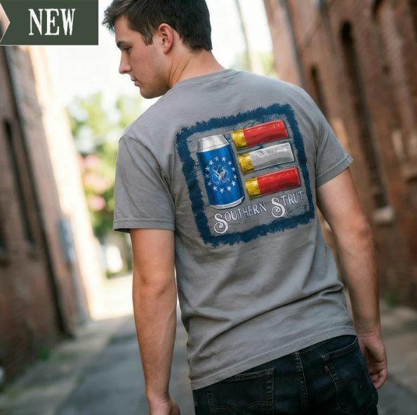 Can and Shells Flag T-Shirt