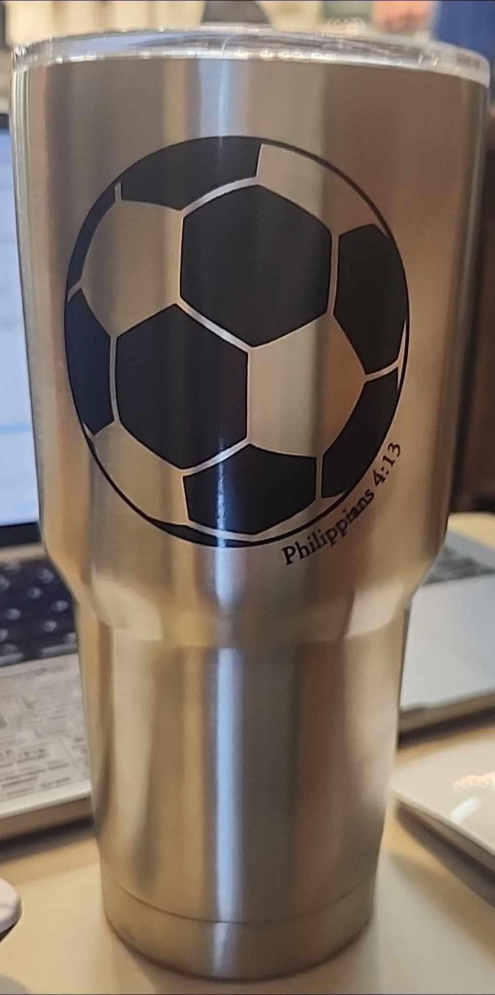 Soccer Stainless Tumbler