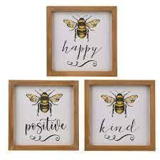 Bee Wooden Sign