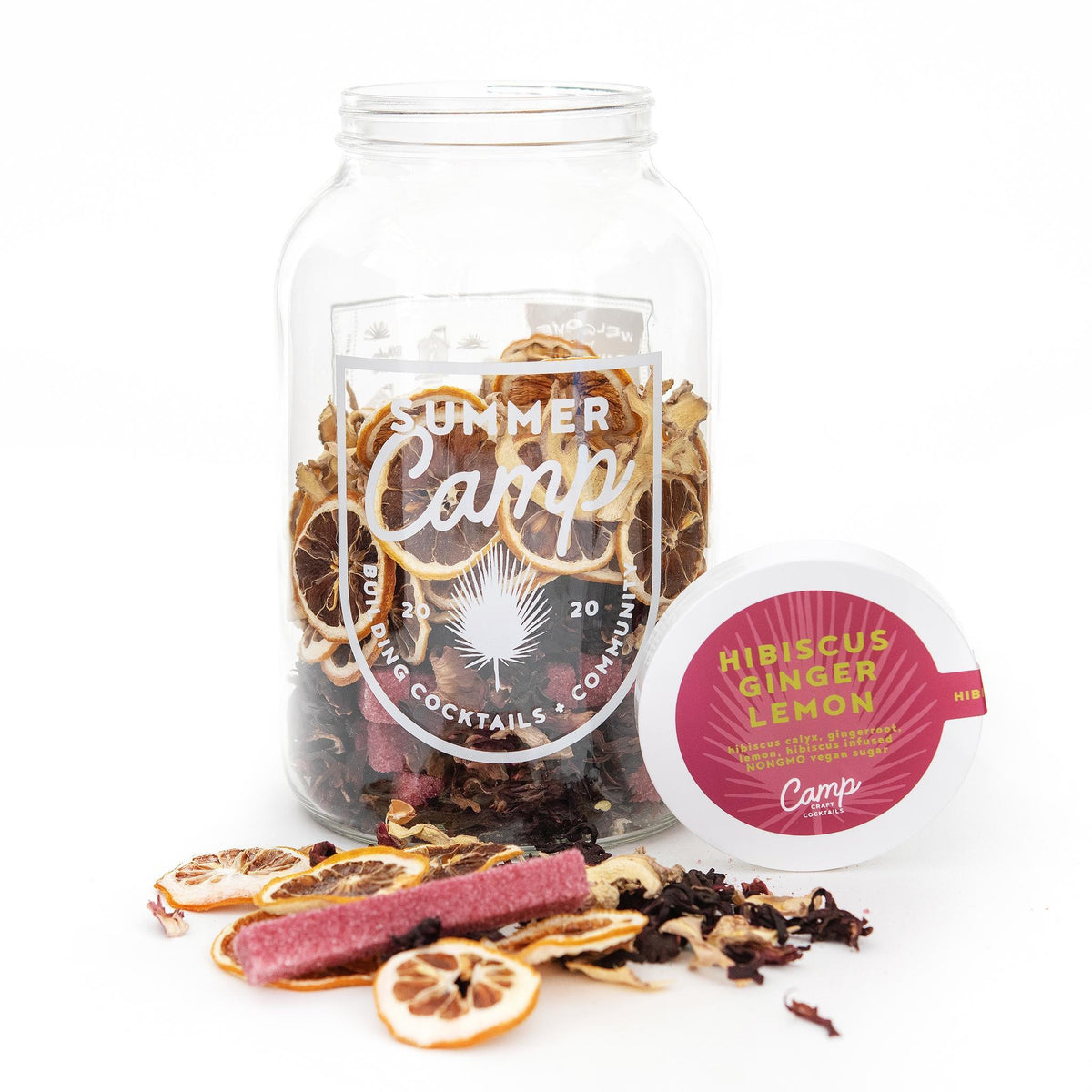 Hibiscus Ginger Lemon SUMMER CAMP gallon 128 OZ