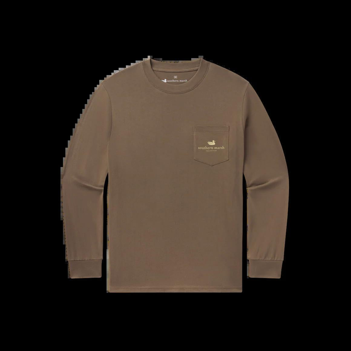 Vintage Duck Decoy Tee - Camo Tee - Long Sleeve