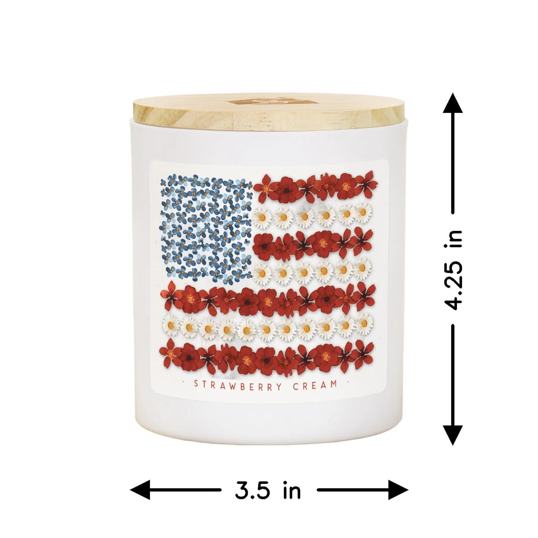Flower Flag Candle