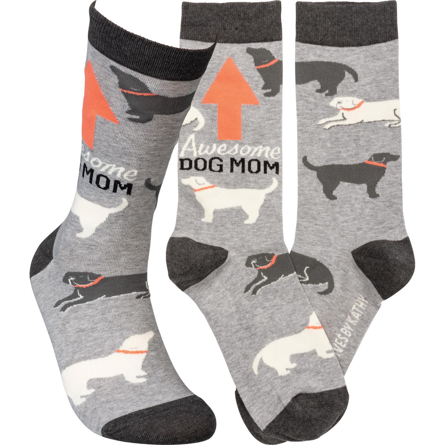 Awesome Dog Mom Socks