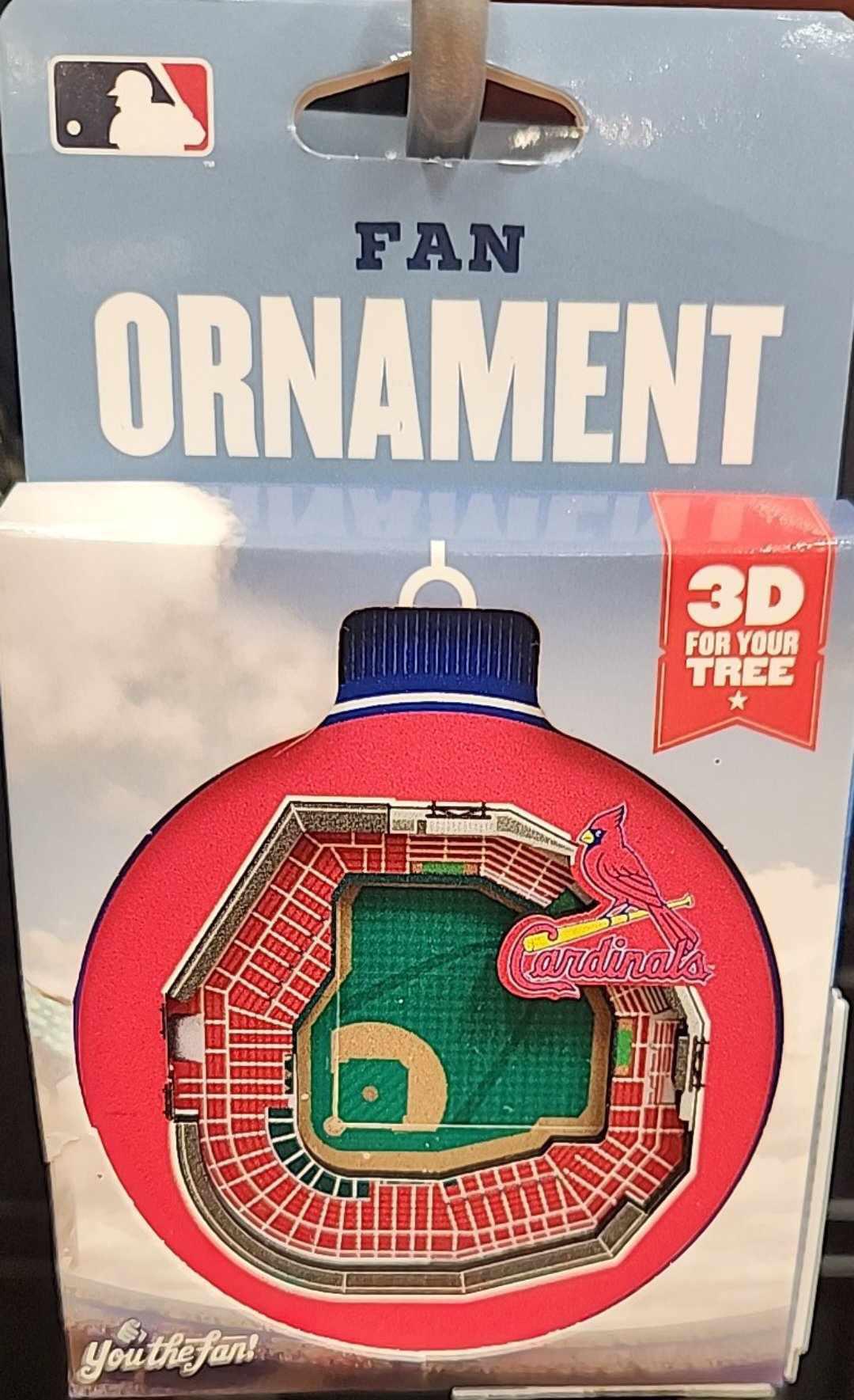 STL Cardinal Stadium Ornament