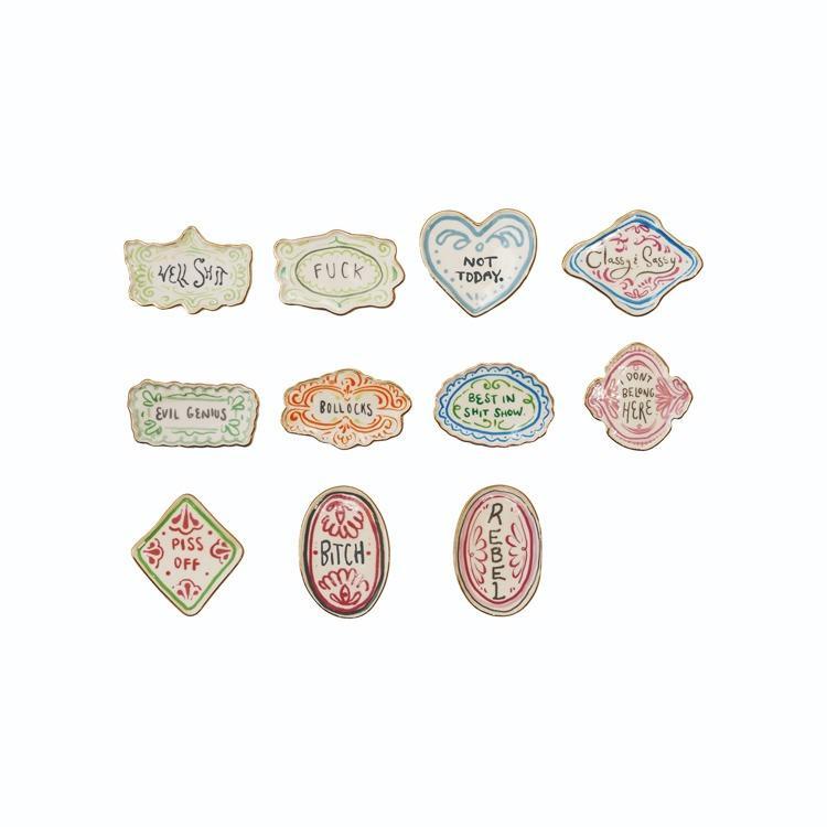 Funny Sayings Stoneware Magnets