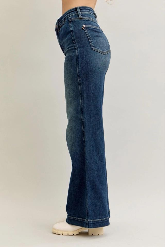 Judy Blue HW Retro Wide Tc Front Welt Pockets