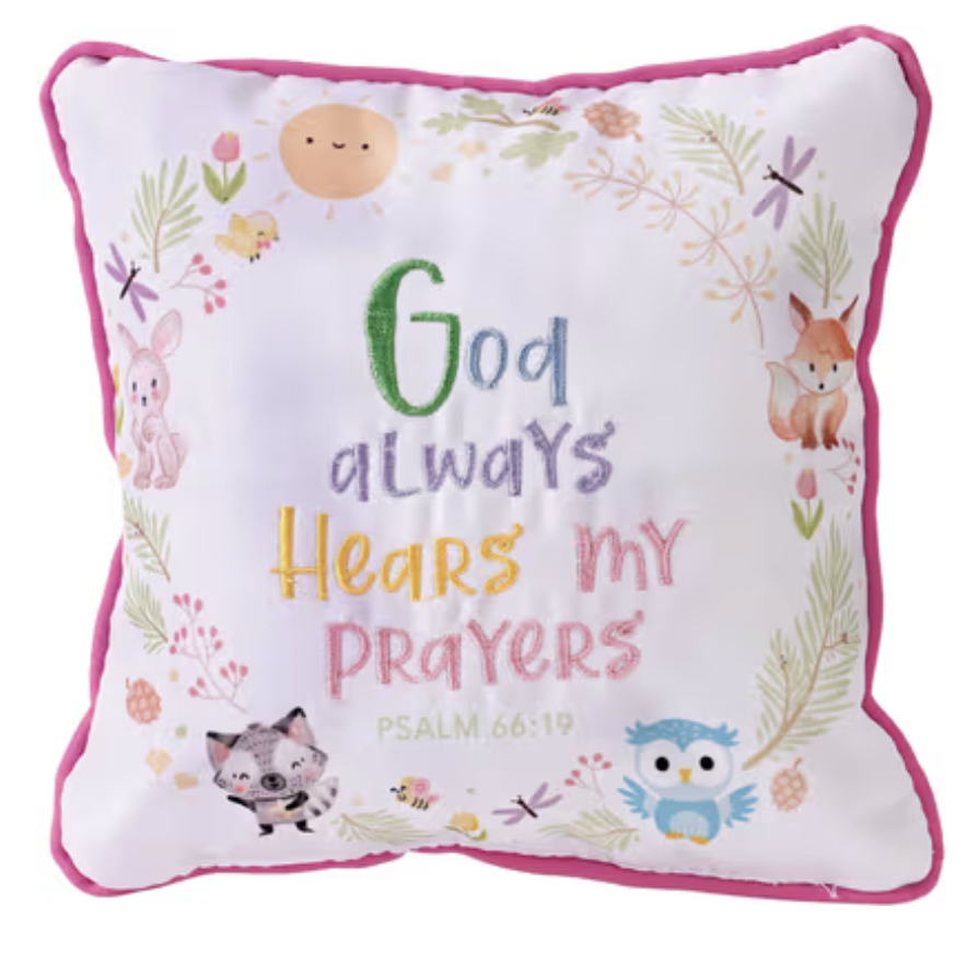 Kids Prayer Pillow God Hears