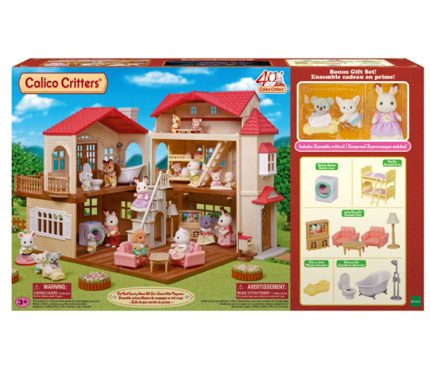 Calico Critters® Red Roof Country Home Gift Set -Secret Attic Playroom