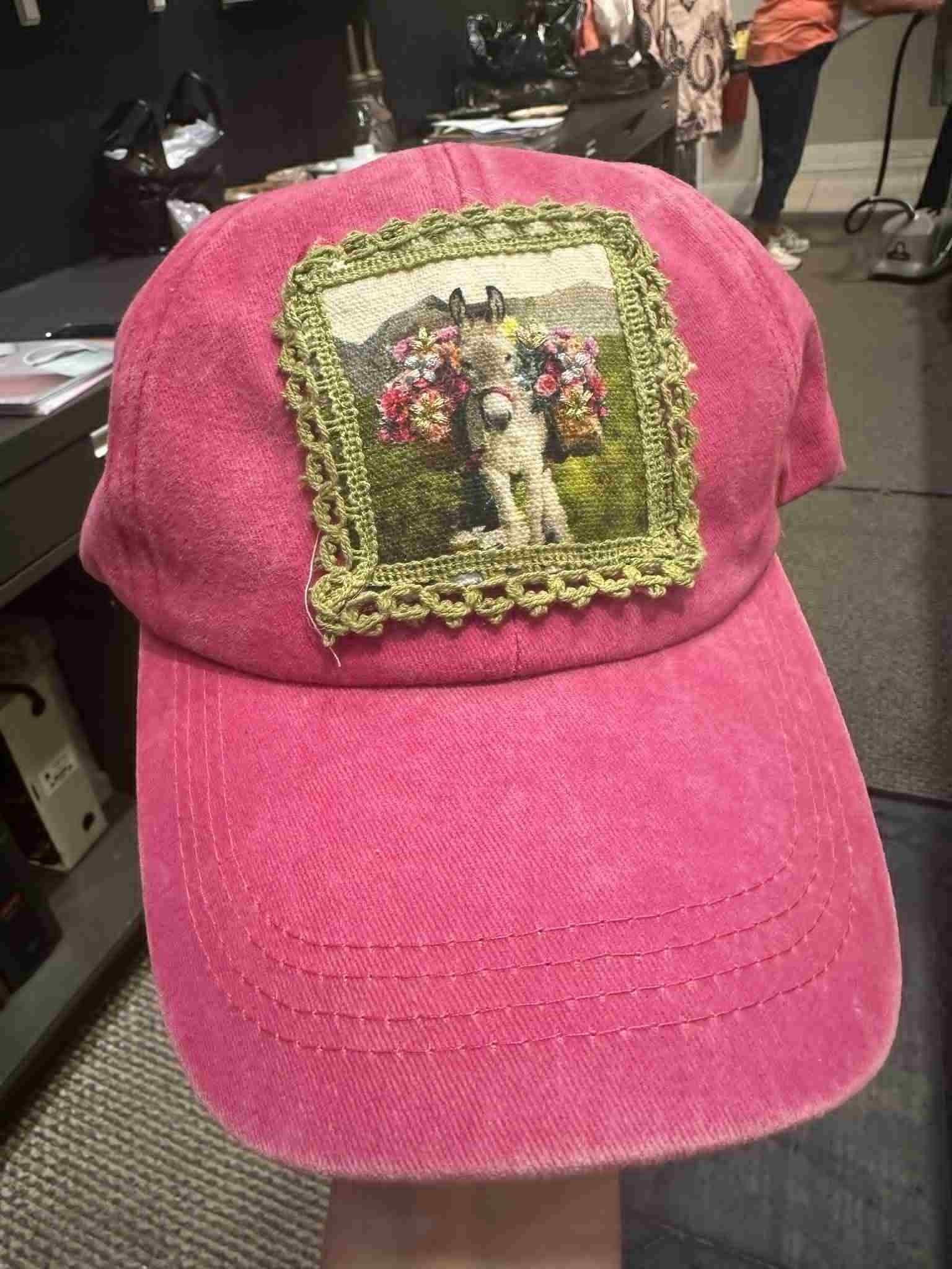 Donkey Floral Hat