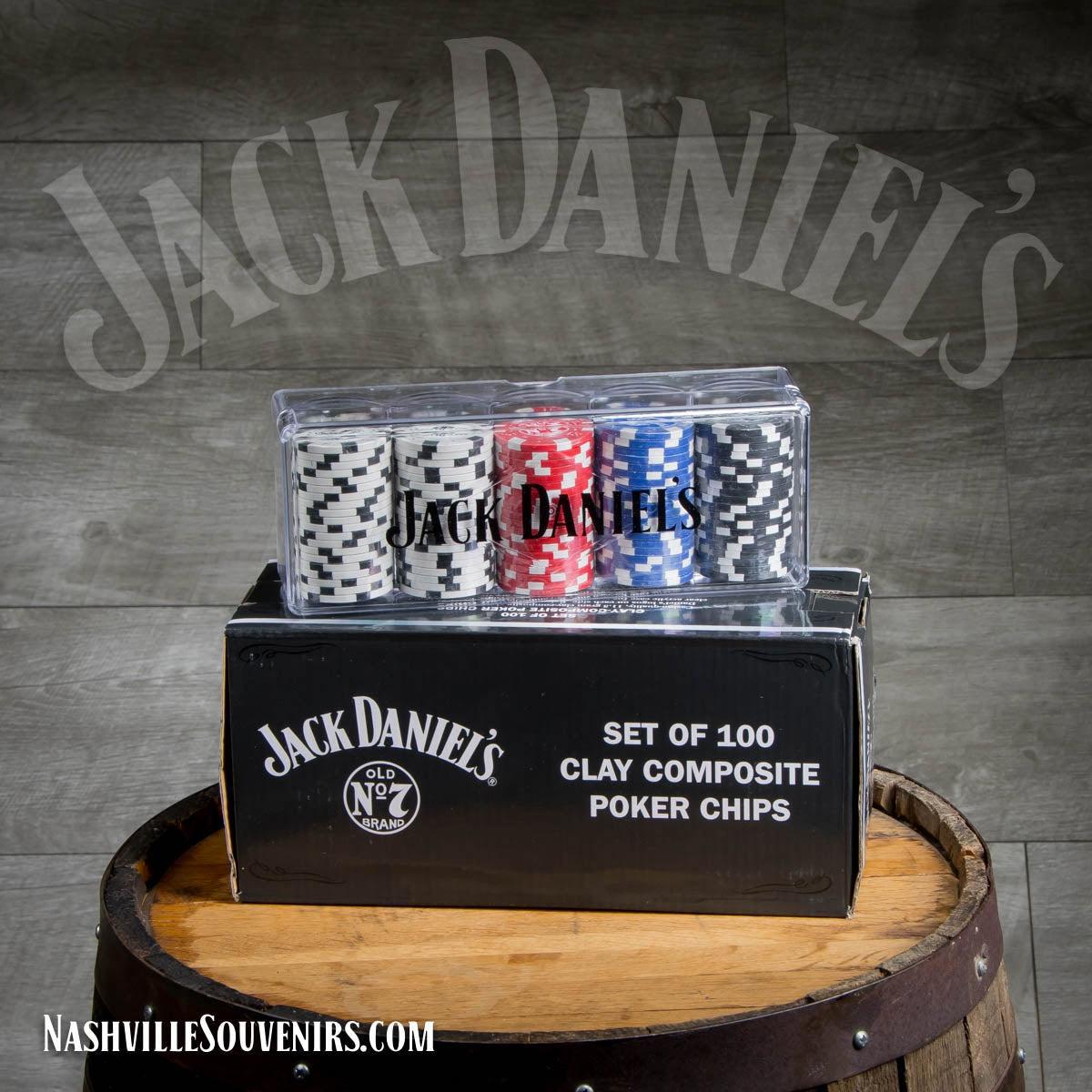 Jack Daniels Clay Poker Chips
