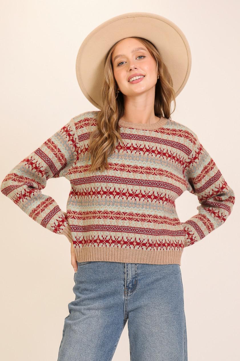 Nordic Charm Fair Isle Sweater