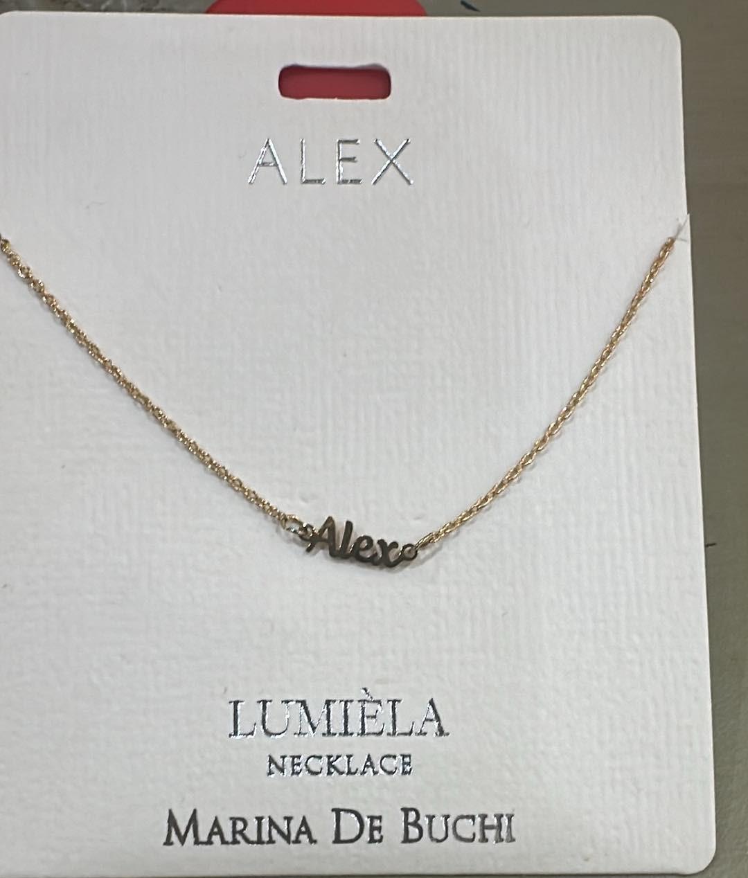 Lumiela Alex Name Necklace
