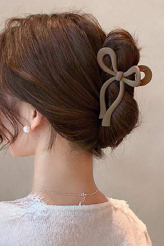 Matte Bow Hair Clip