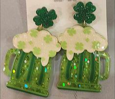 Beer Mug Earrings