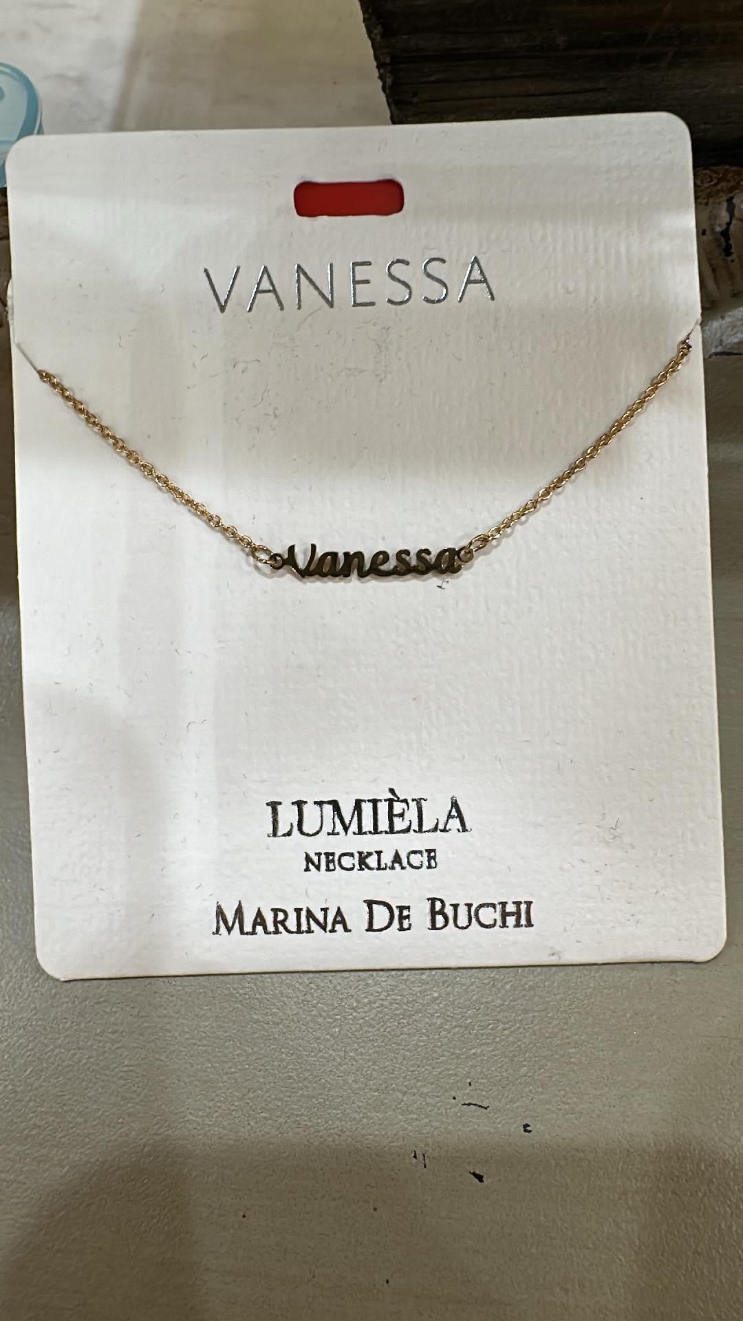 Lumiela Vanessa Name Necklace