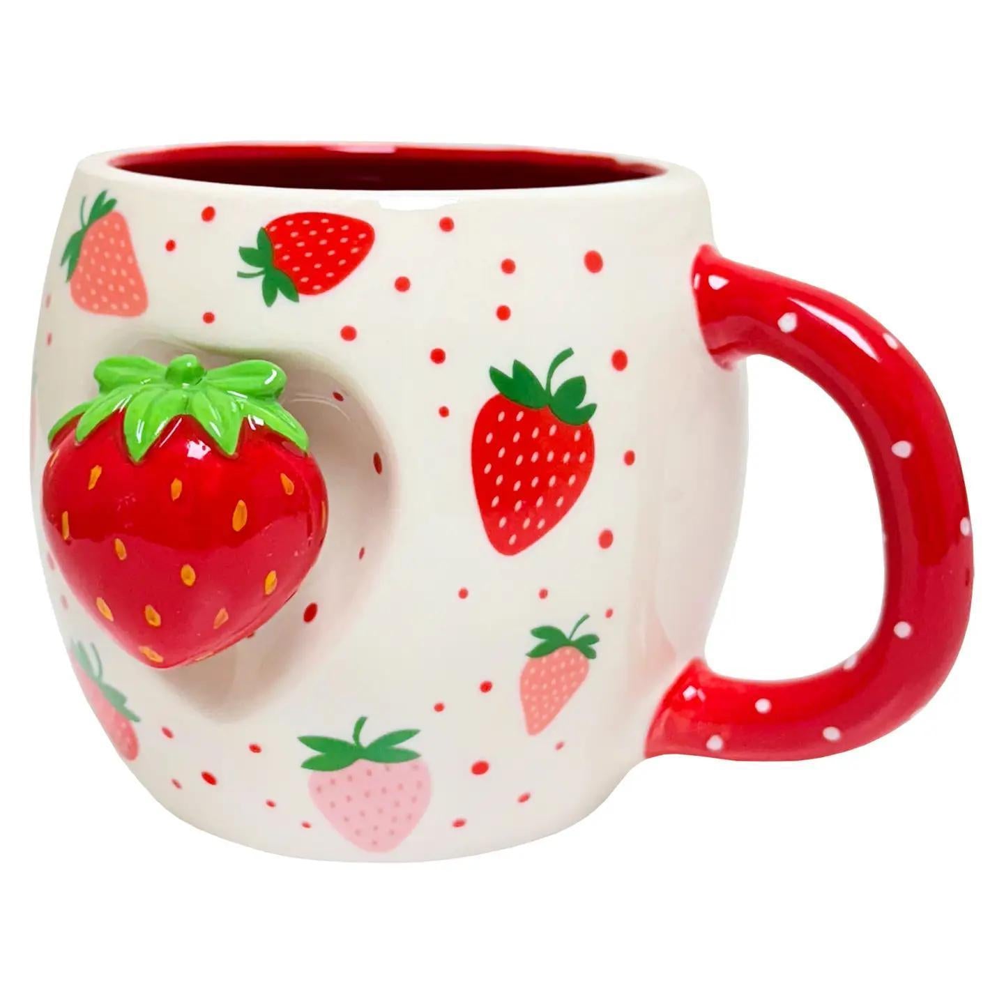 Strawberry Bobble Mugs - 22 oz