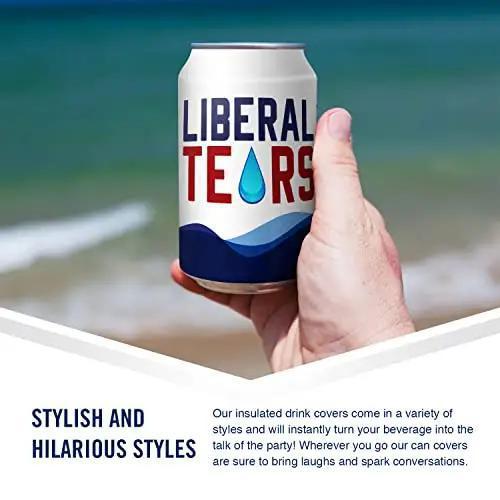 Liberal Tears Silicone Can Cooler
