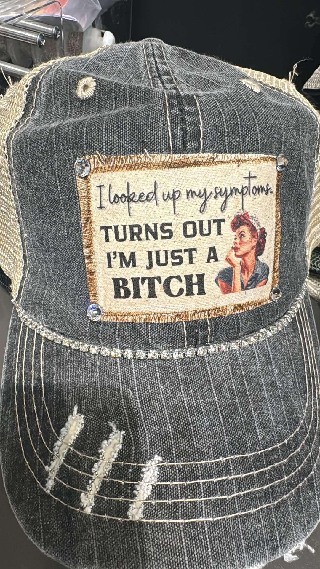 Just A Bitch Bling Hat