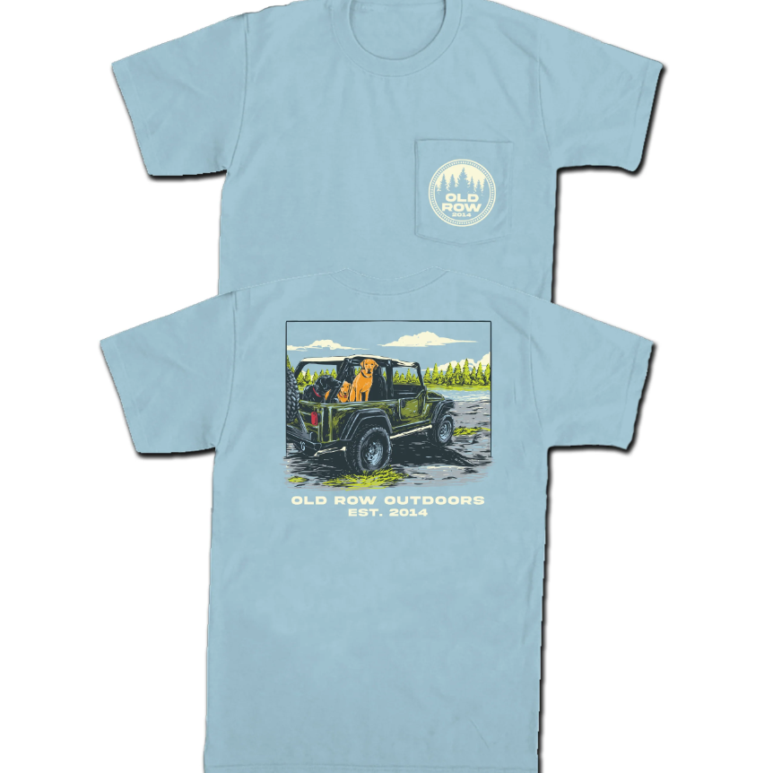 Outdoors 4x4 Dog Tee