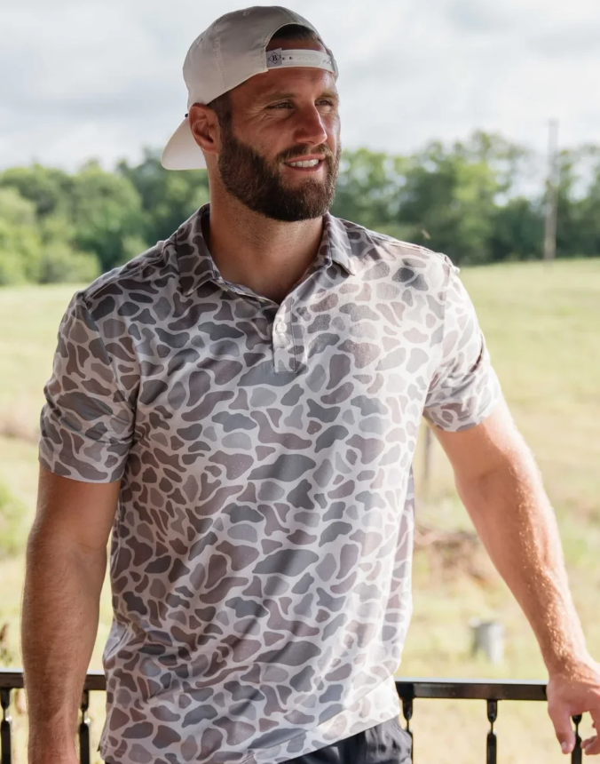 Burlebo - Performance Polo - Classic Deer Camo