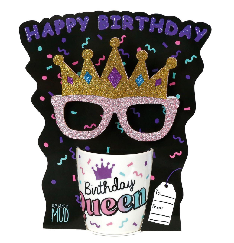 Birthday Mug w/ Glasses Set