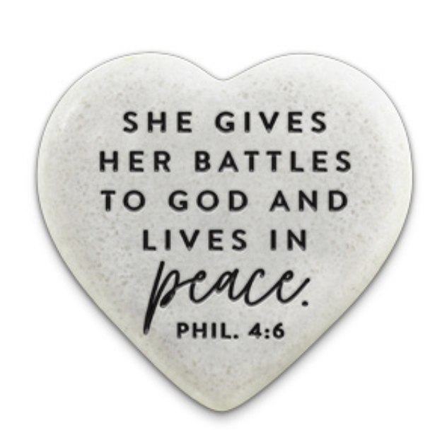 40743 Scripture Stone Hope Heart