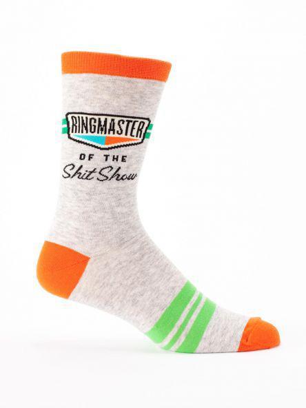 Ringmaster Of The Shit Show Men's Crew Socks