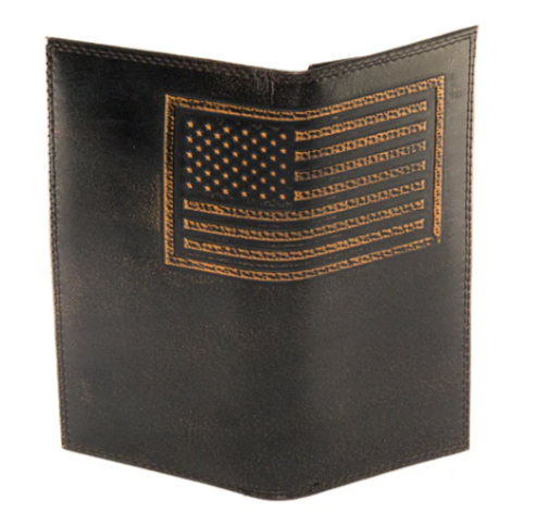 Burnished Antique Brown Roper Wallet