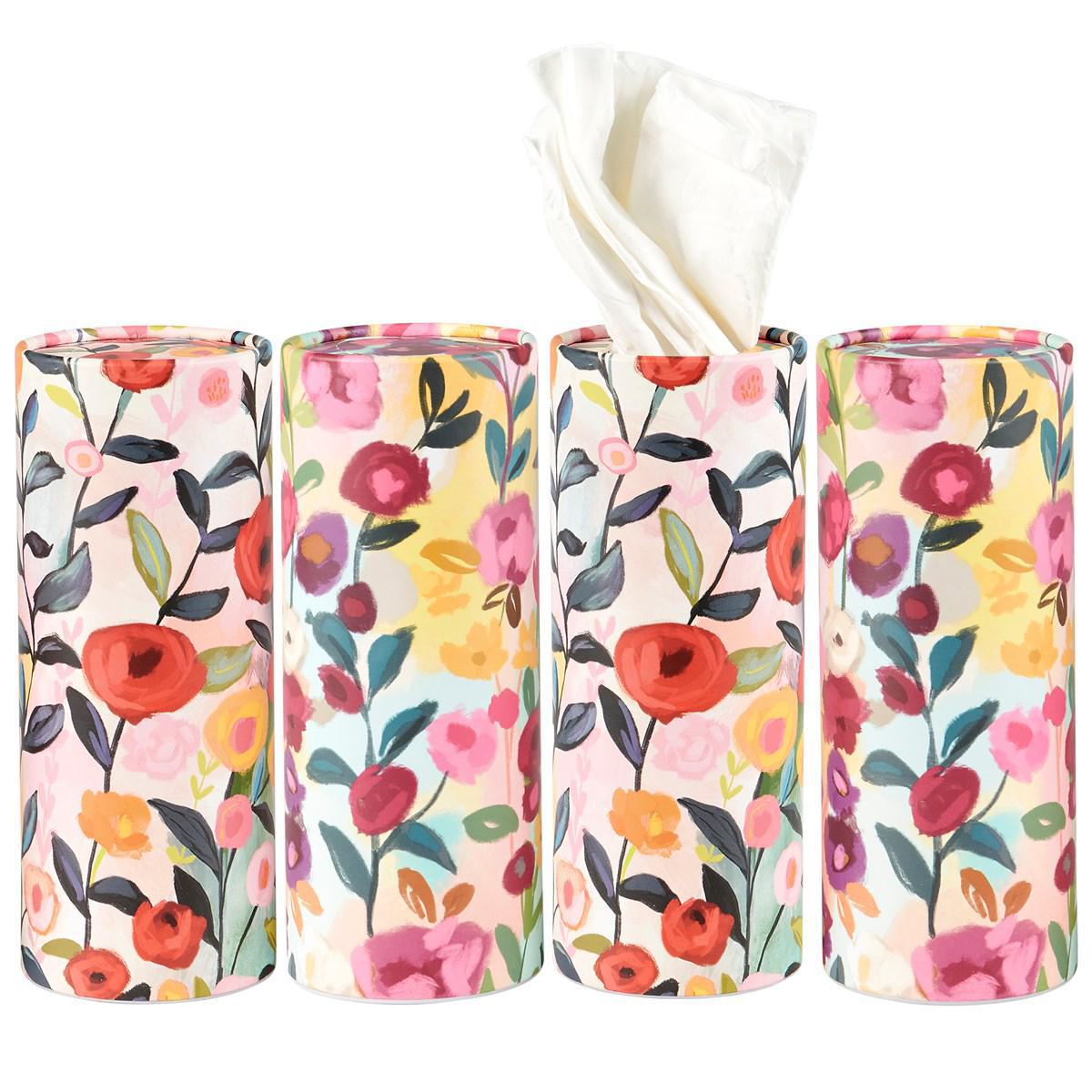 Bright Floral Tissue Box Set