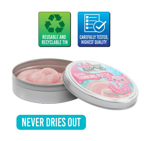 Crazy Aaron's Thinking Putty® - Amazing Azolotl