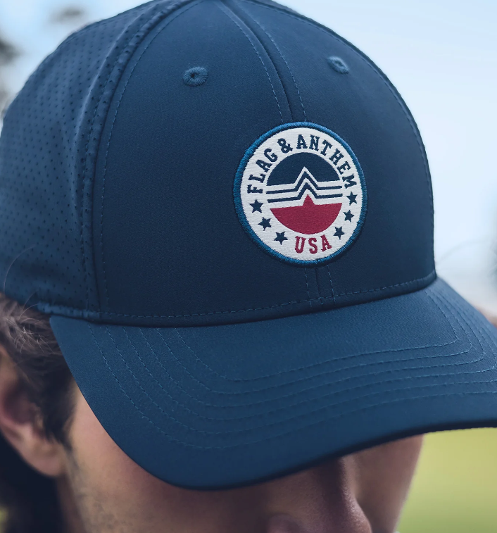 Flag & Anthem Logo Patch Hat