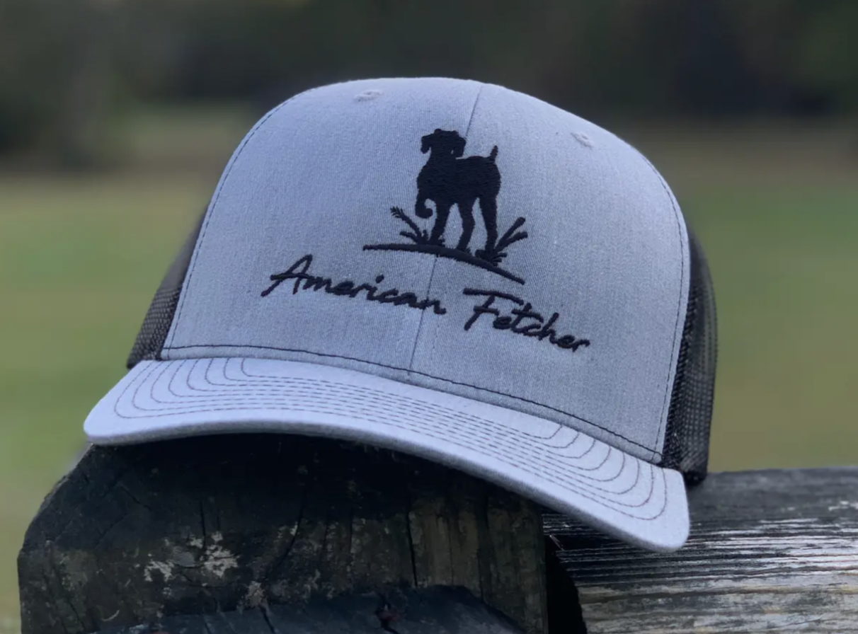 Heather Grey/Black Pointer Hat