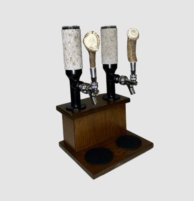 Double Antler & Cowhide Whiskey Tower
