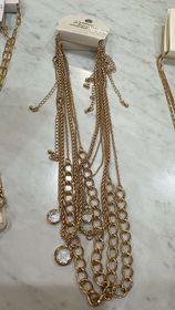 Triple Chain Diamond Necklace