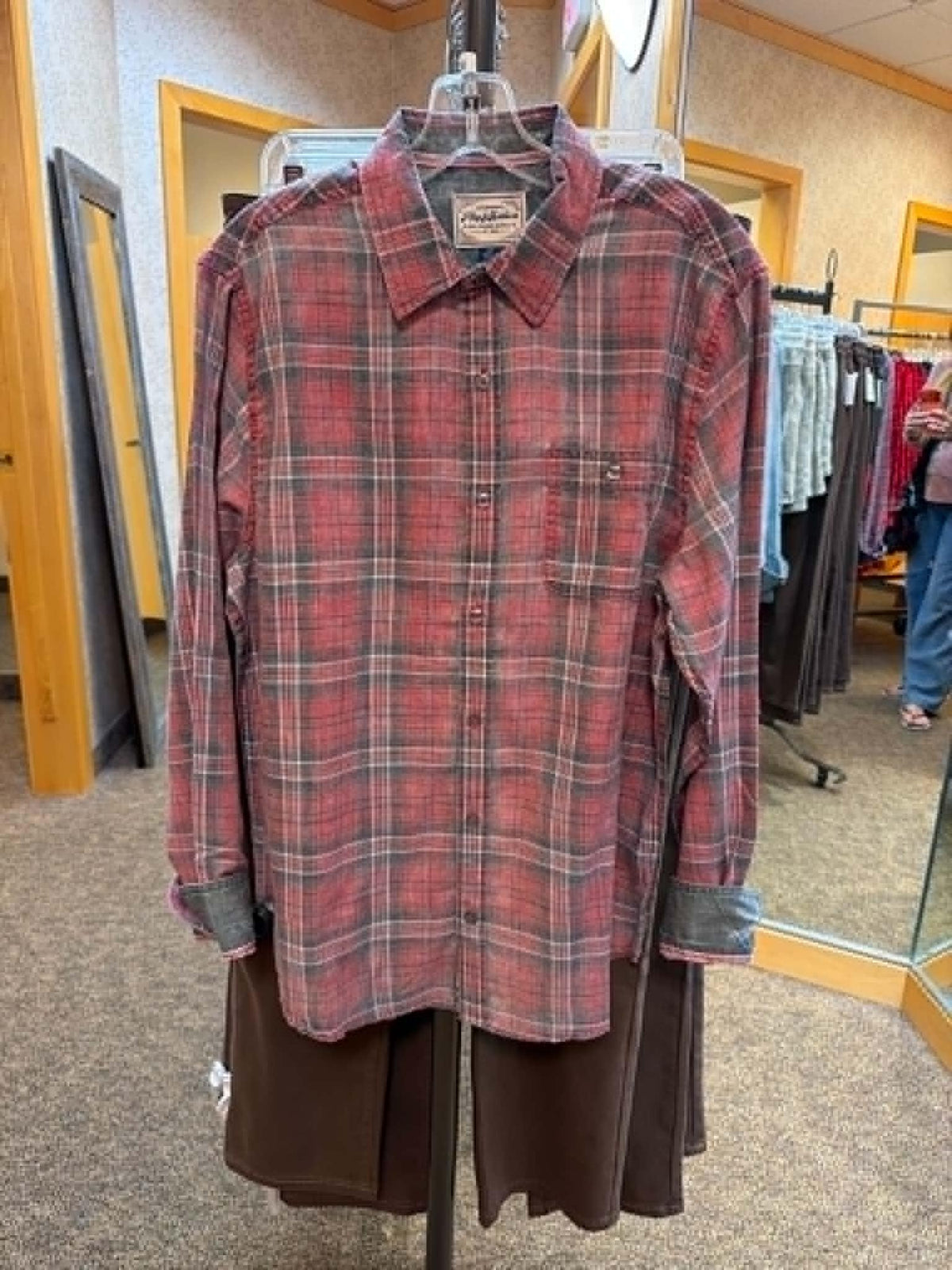 RED/BLACK PAXTON VINTAGE SOFT SHIRT