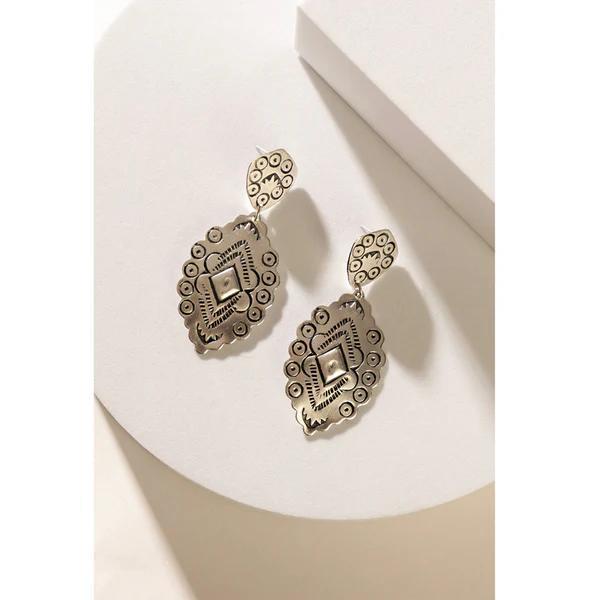 Antiqua Anne Earrings In Silver