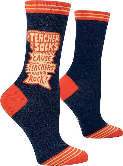 Teachers Rock Crew Socks