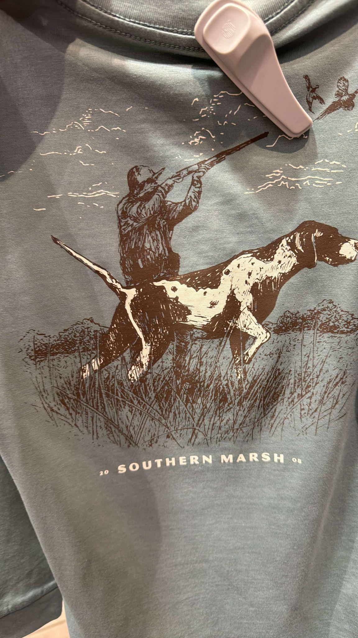 Yth LS Pointer Uplander Tee- Burnt Sage