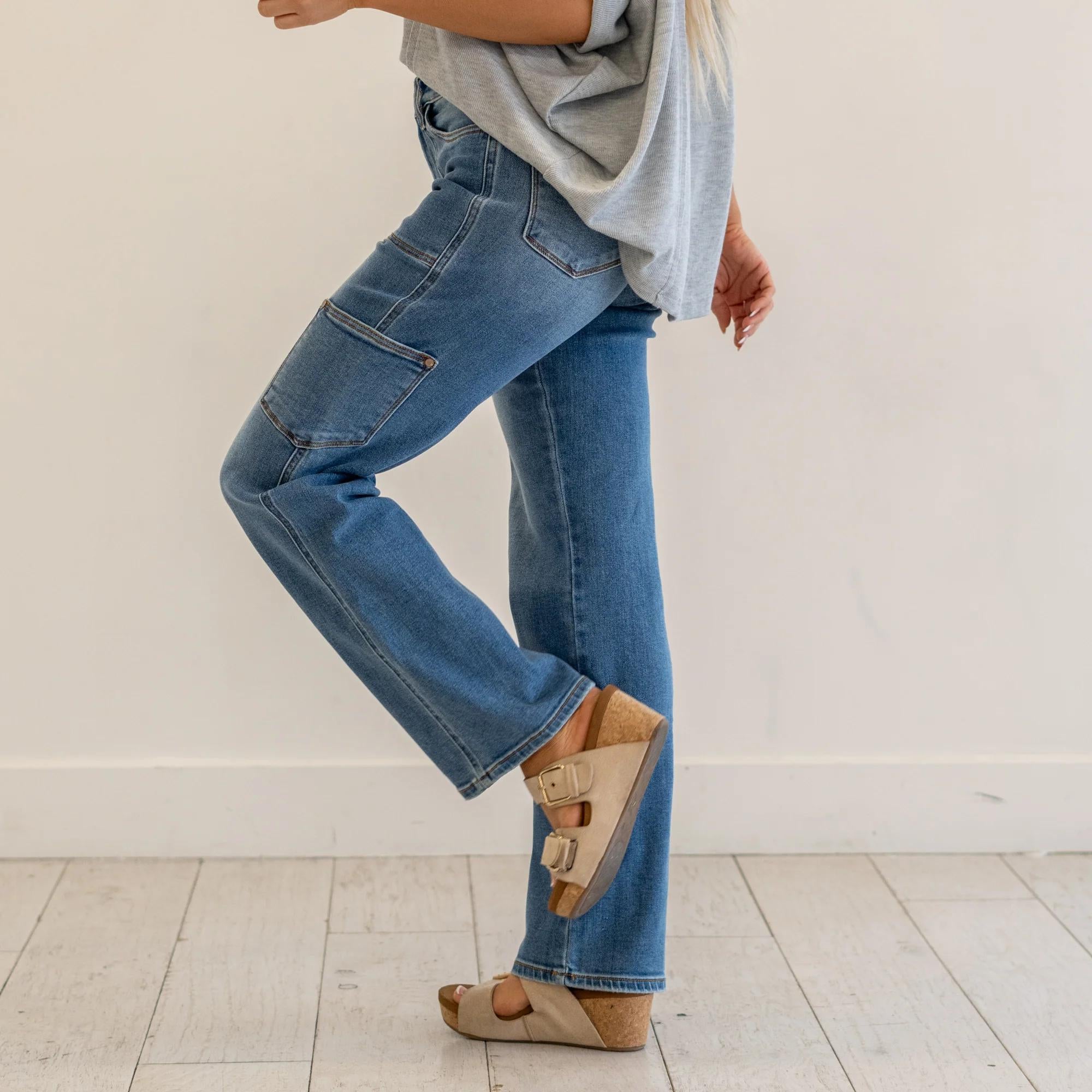 Judy Blue HW 90's Straight Jeans