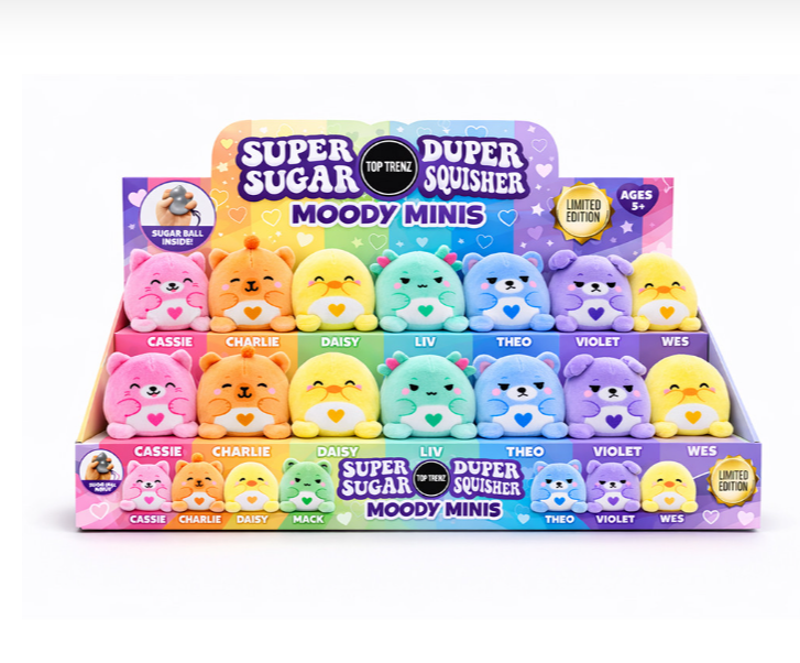 Super Duper Sugar Squisher - Mini Moody Plush
