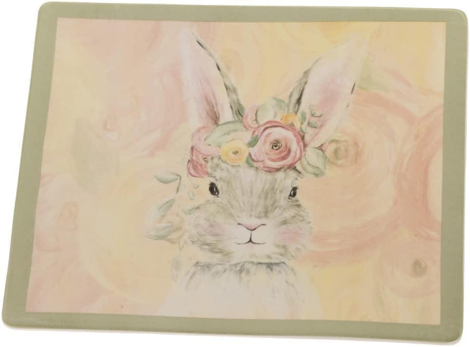 Bunny Flower Crown Plate