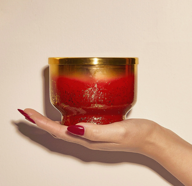 Apple Cider Social Glimmer Inverted Candle