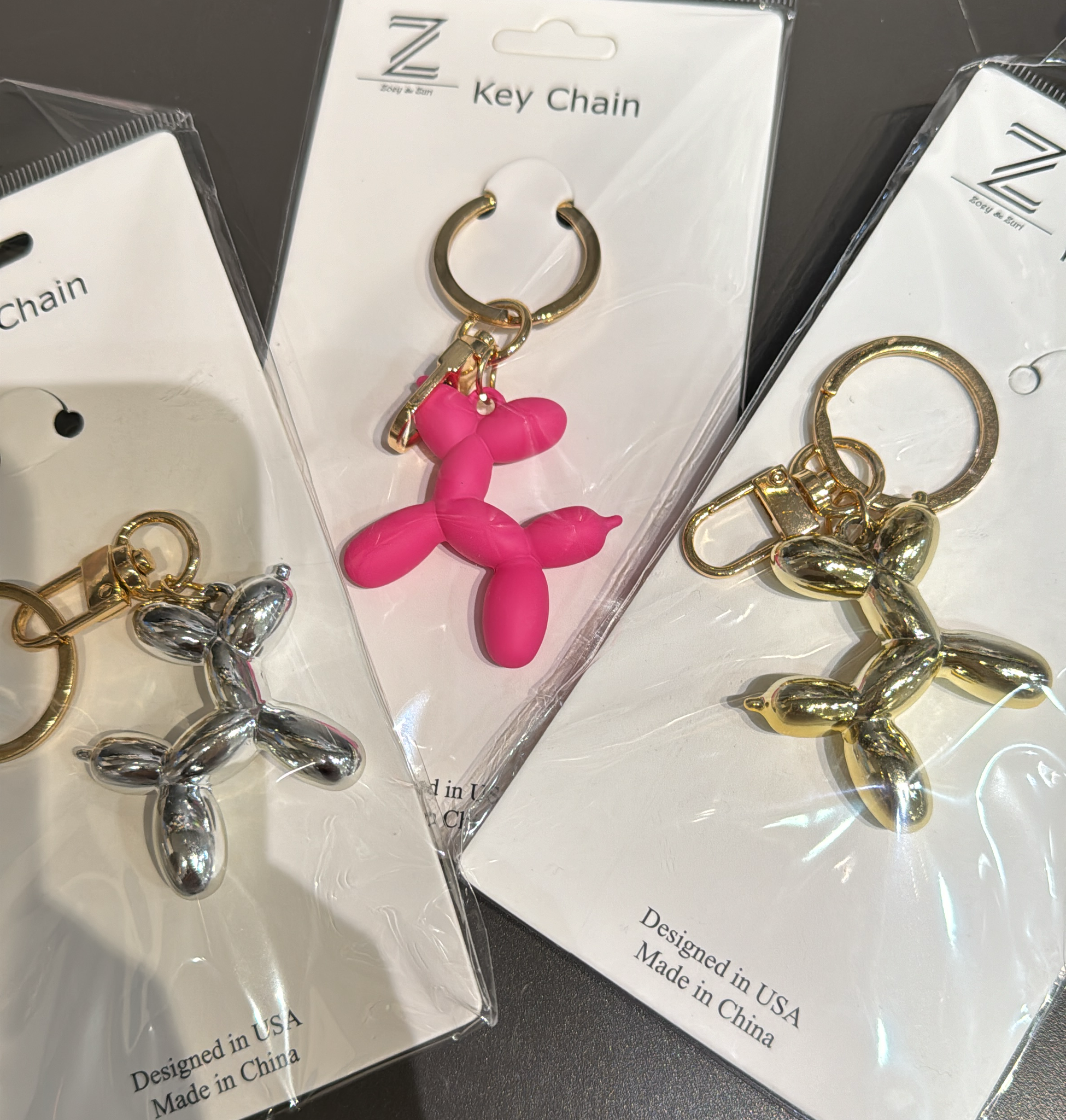 Balloon Animal Keychain