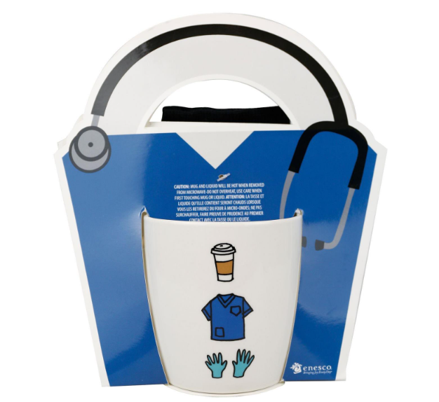 Scrubs Mug Sock Card Set