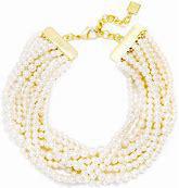 10-Strand White Pearl Necklace