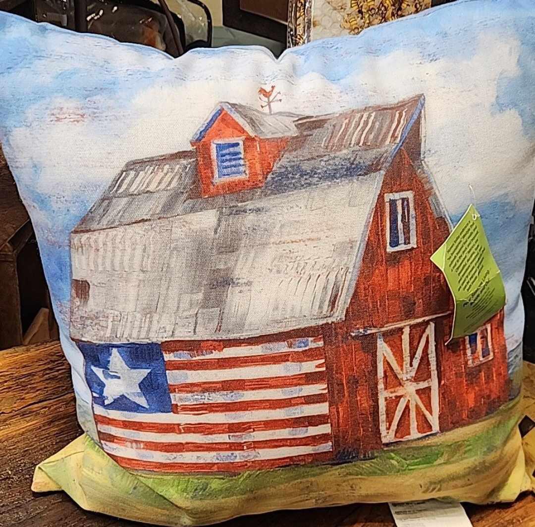 Americana Barn Pillow