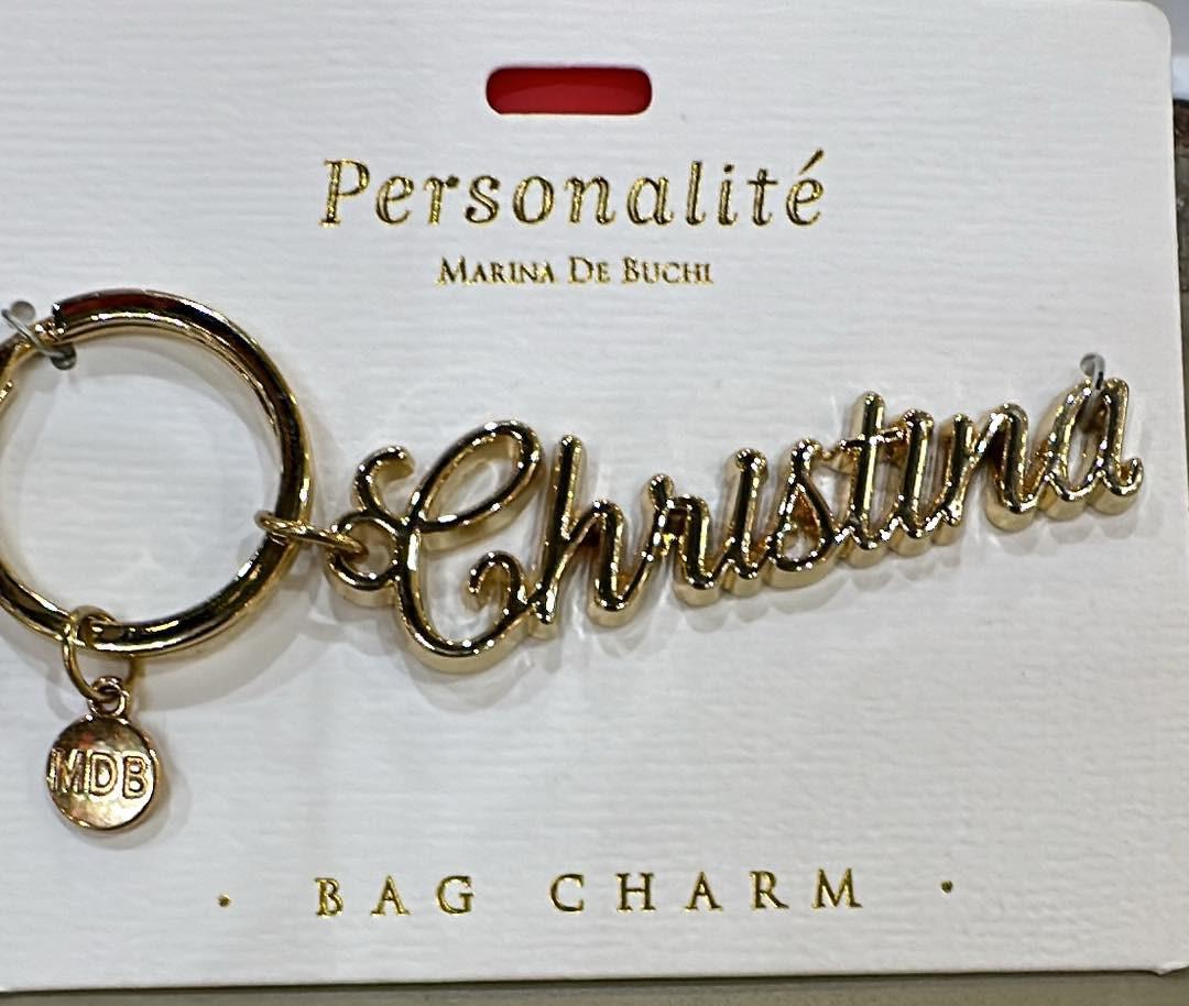 Christina Bag Charm Keyring