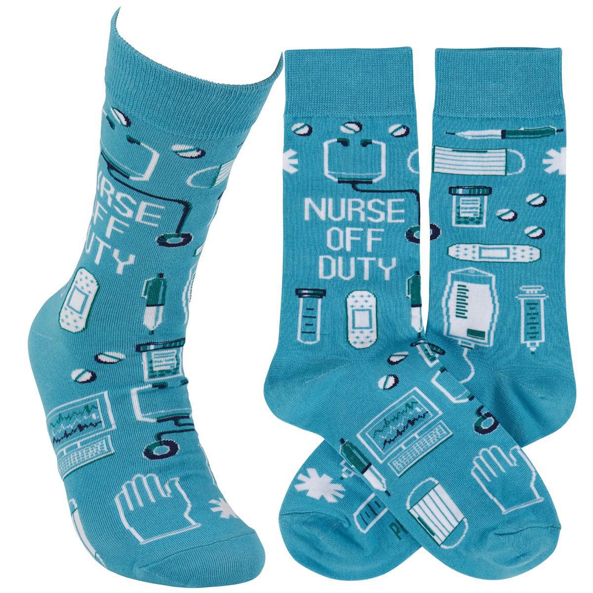Nurse Off Duty Socks